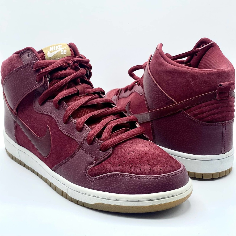 Nike Dunk SB High Team Red Filbert' (Size 13) - Picture 7 of 9